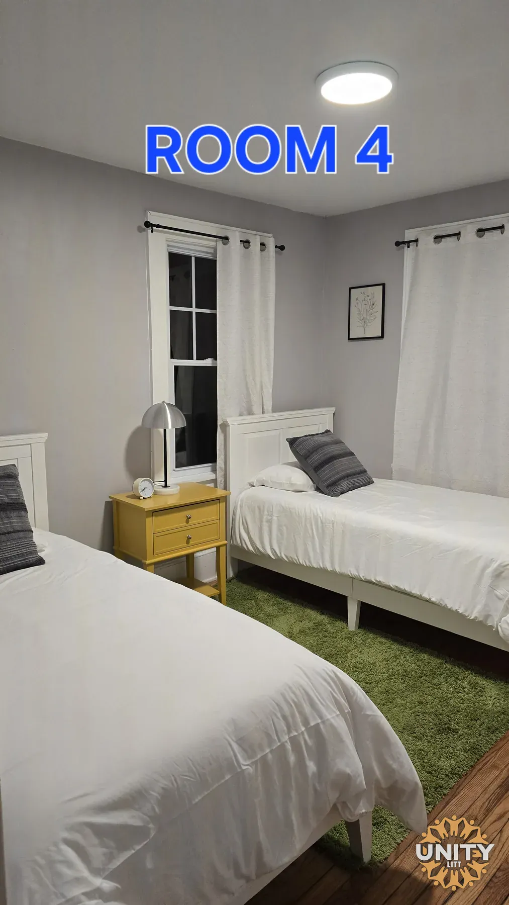 Cottage — Room 4 — 3 places in the room — the other 2 sell separately, Women, Linens provided