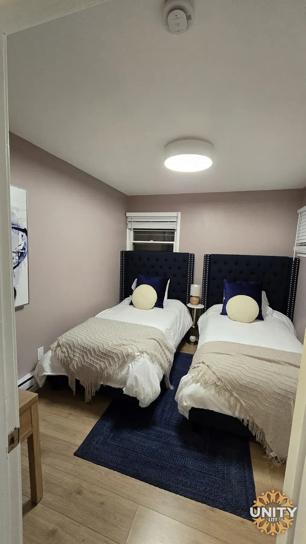 Grove House — Room 3 — 3 places in the room — the other 2 sell separately, Men, Linens provided