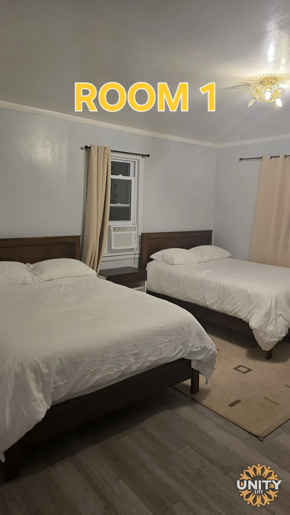 Lake House — Room 1 — Sleeps 2 (up to 3 with an air bed), Linens provided