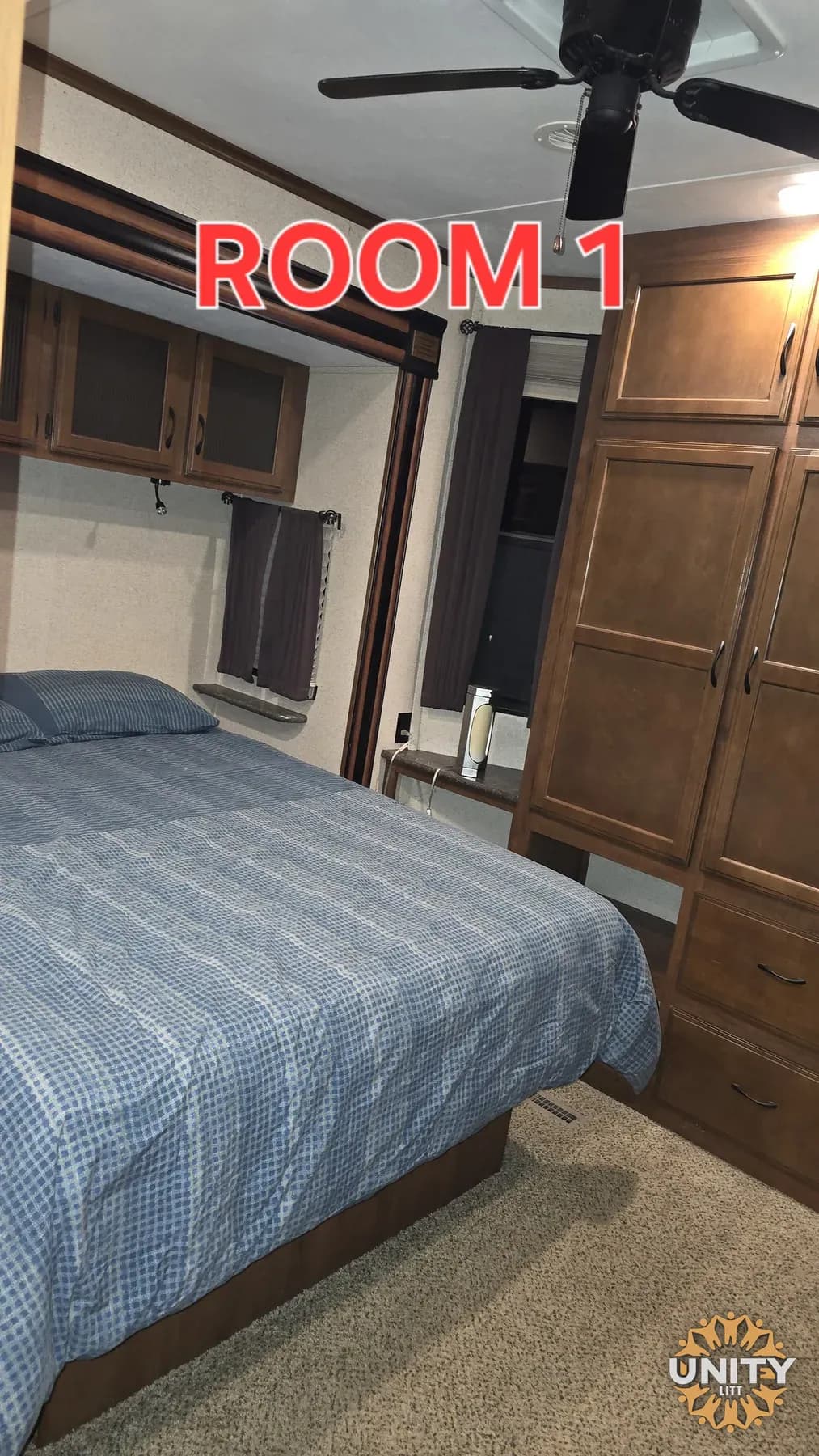 RV — Room 1 — Sleeps 2, Linens provided