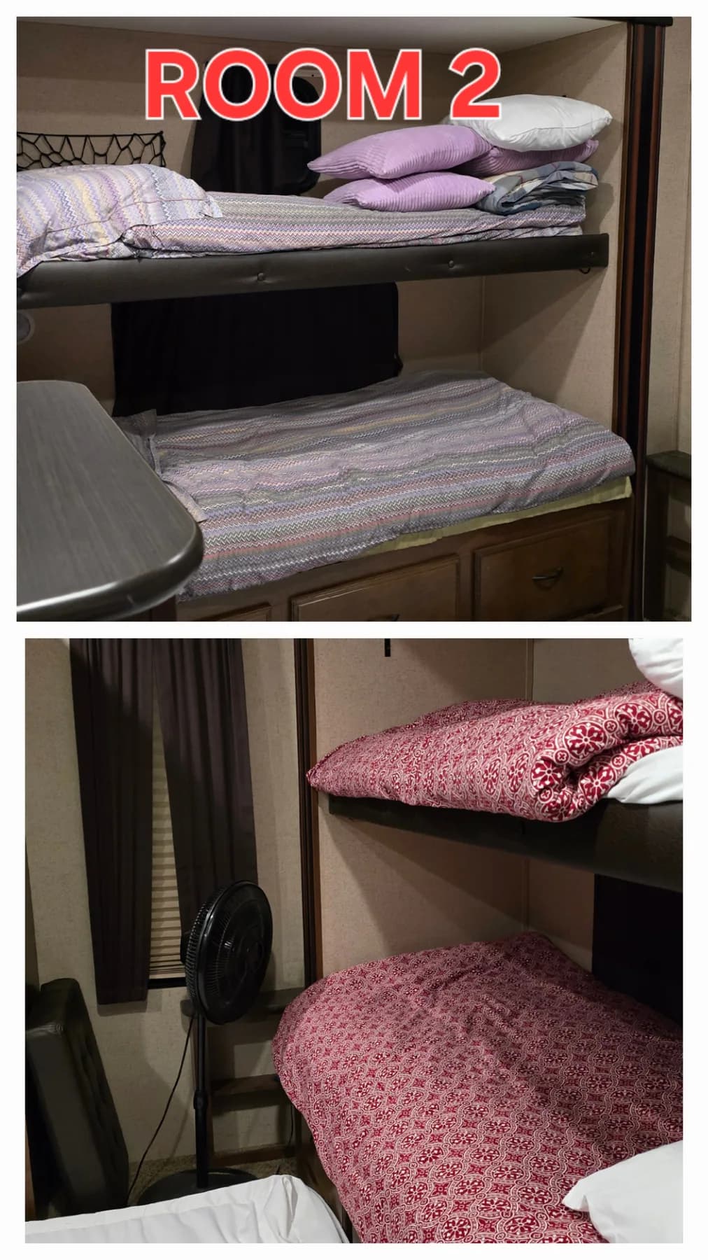 Trailer — Room 2 — 4 places, Men, Linens provided